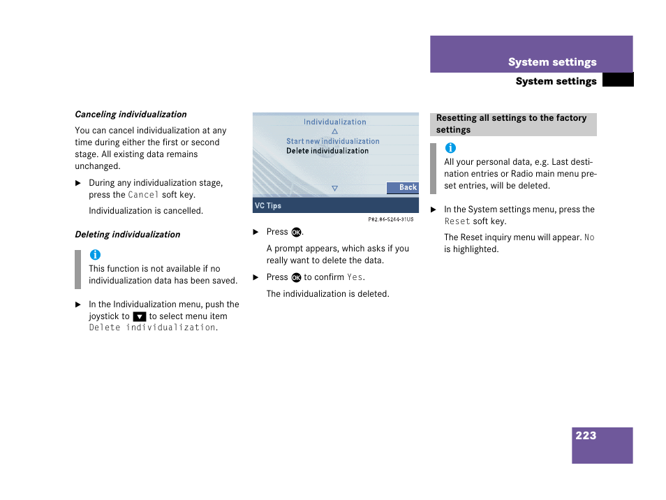 Mercedes-Benz M-Class 2006 COMAND Manual User Manual | Page 225 / 242