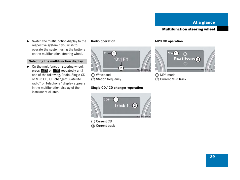 Mercedes-Benz M-Class 2006 COMAND Manual User Manual | Page 31 / 242