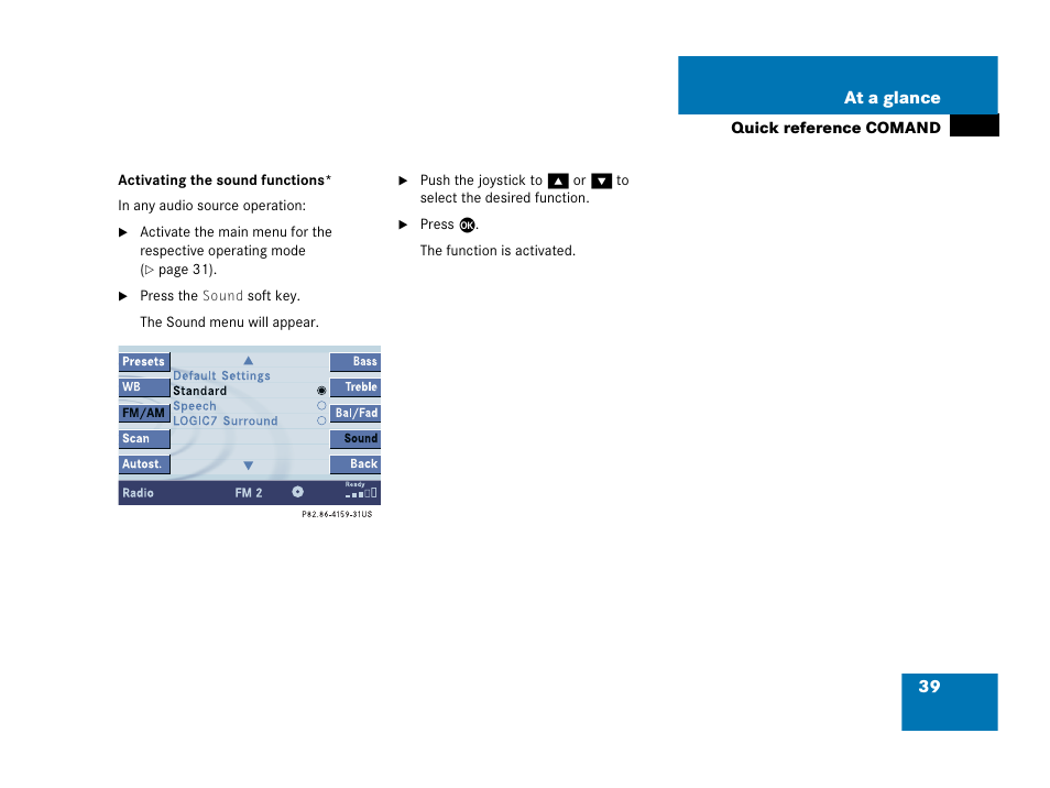 Mercedes-Benz M-Class 2006 COMAND Manual User Manual | Page 41 / 242