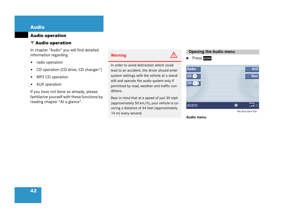 Mercedes-Benz M-Class 2006 COMAND Manual User Manual | Page 44 / 242