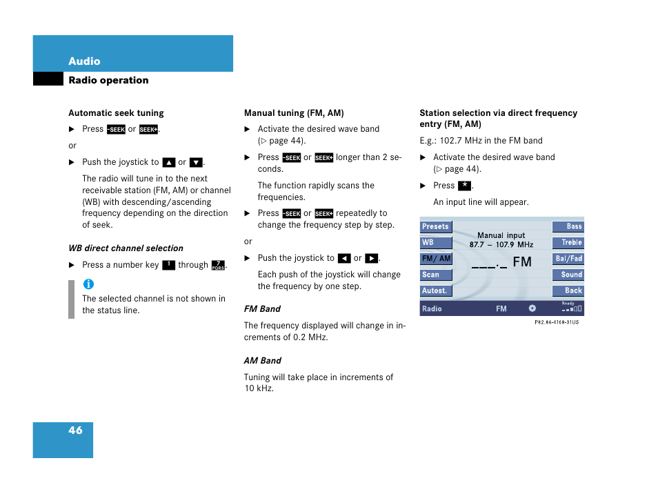 Mercedes-Benz M-Class 2006 COMAND Manual User Manual | Page 48 / 242