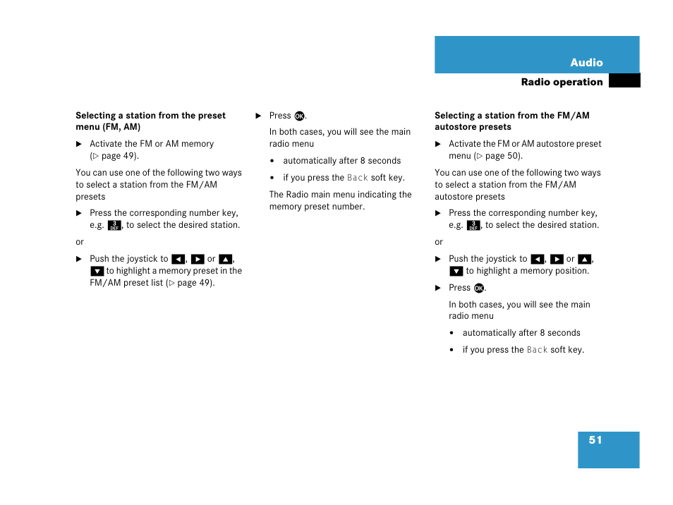 Mercedes-Benz M-Class 2006 COMAND Manual User Manual | Page 53 / 242