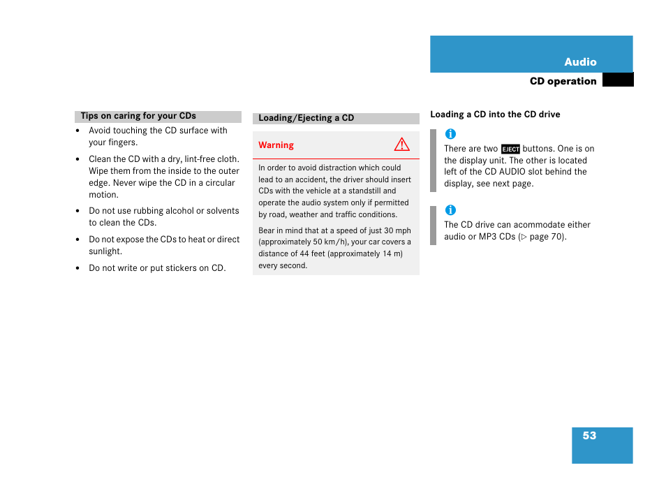 Mercedes-Benz M-Class 2006 COMAND Manual User Manual | Page 55 / 242