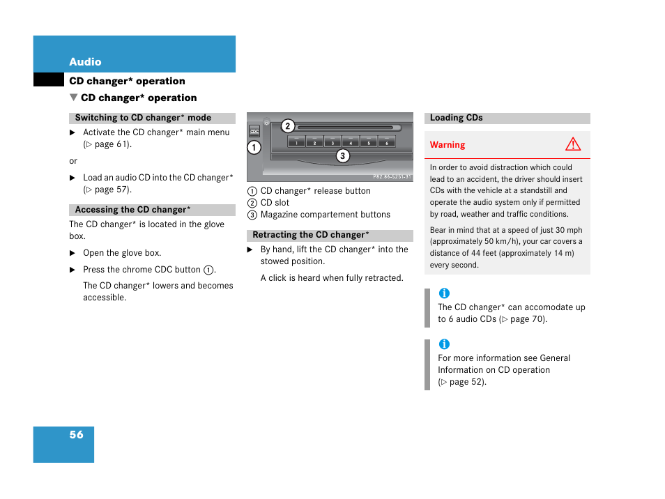 Mercedes-Benz M-Class 2006 COMAND Manual User Manual | Page 58 / 242