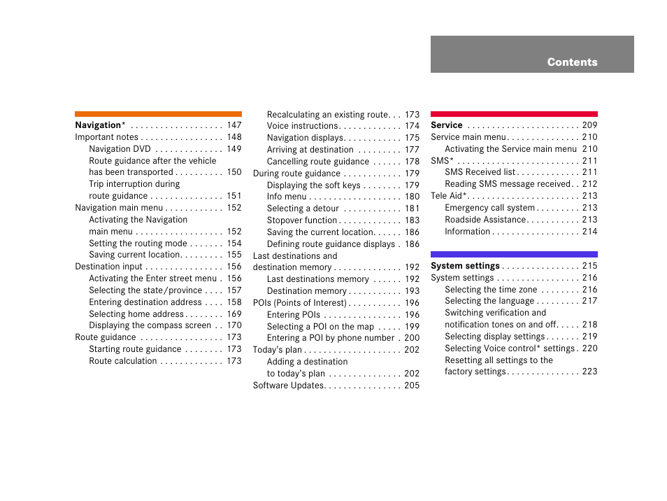 Mercedes-Benz M-Class 2006 COMAND Manual User Manual | Page 7 / 242