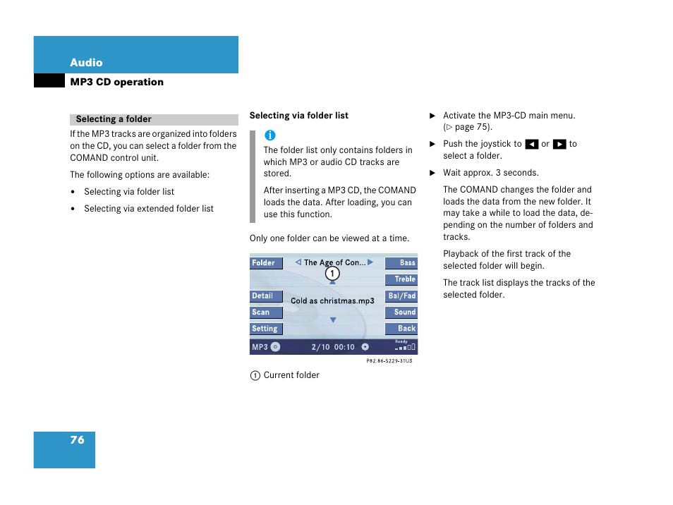 Mercedes-Benz M-Class 2006 COMAND Manual User Manual | Page 78 / 242