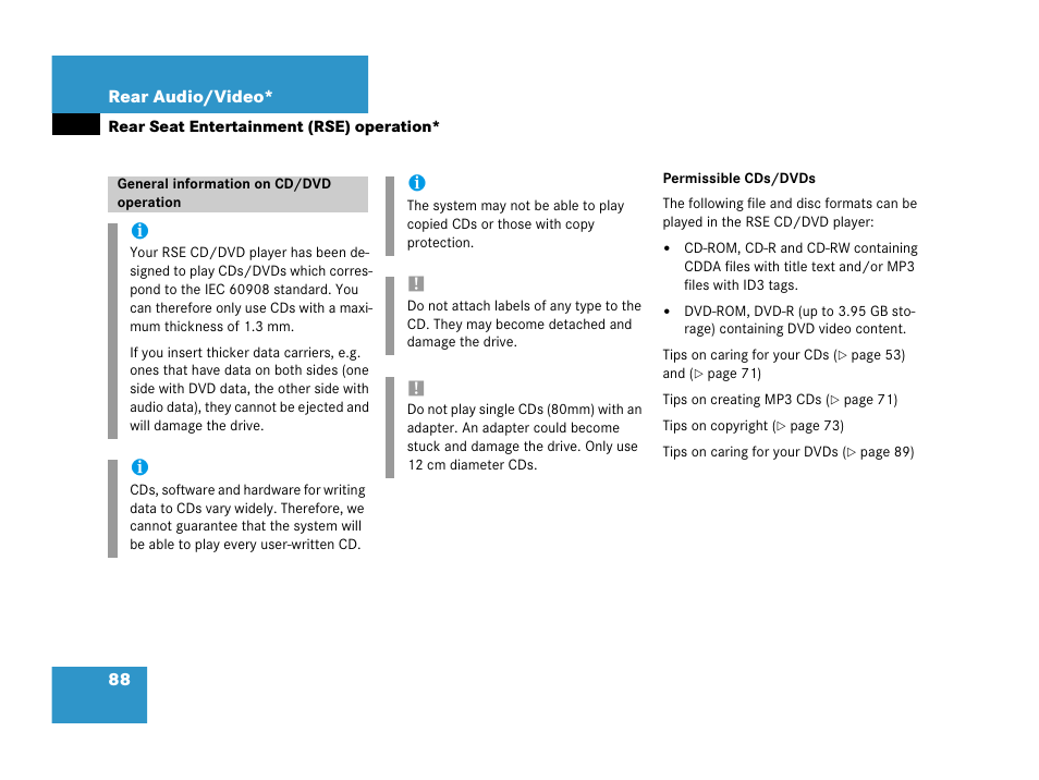 Mercedes-Benz M-Class 2006 COMAND Manual User Manual | Page 90 / 242