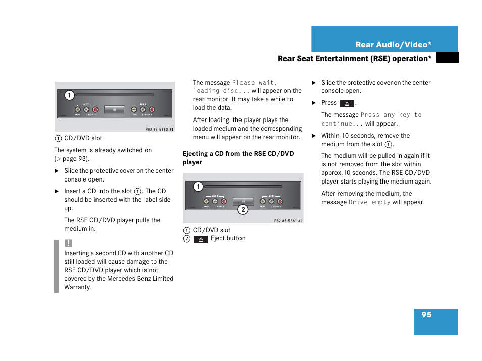 Mercedes-Benz M-Class 2006 COMAND Manual User Manual | Page 97 / 242