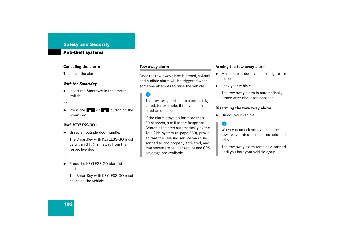 Mercedes-Benz M-Class 2006 Owners Manual User Manual | Page 103 / 539