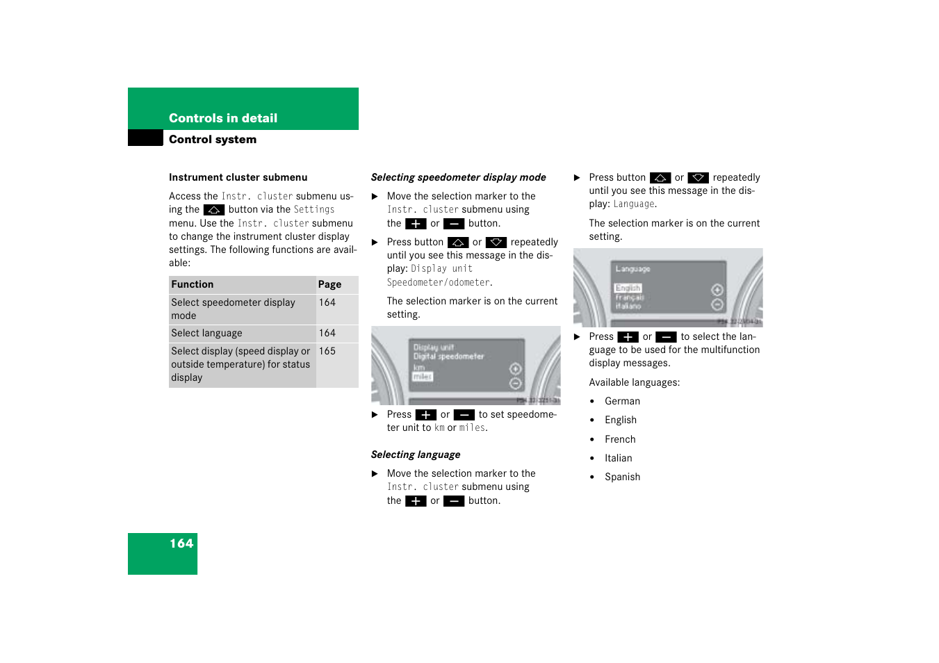 Mercedes-Benz M-Class 2006 Owners Manual User Manual | Page 165 / 539