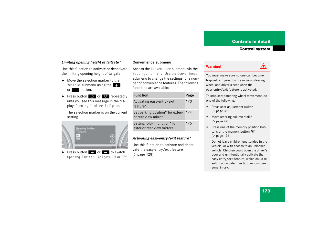 Mercedes-Benz M-Class 2006 Owners Manual User Manual | Page 174 / 539