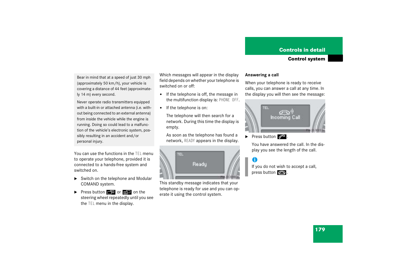 Mercedes-Benz M-Class 2006 Owners Manual User Manual | Page 180 / 539