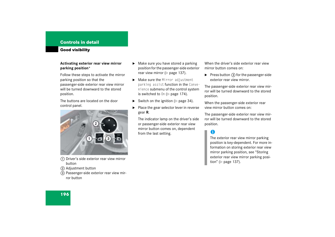 Mercedes-Benz M-Class 2006 Owners Manual User Manual | Page 197 / 539