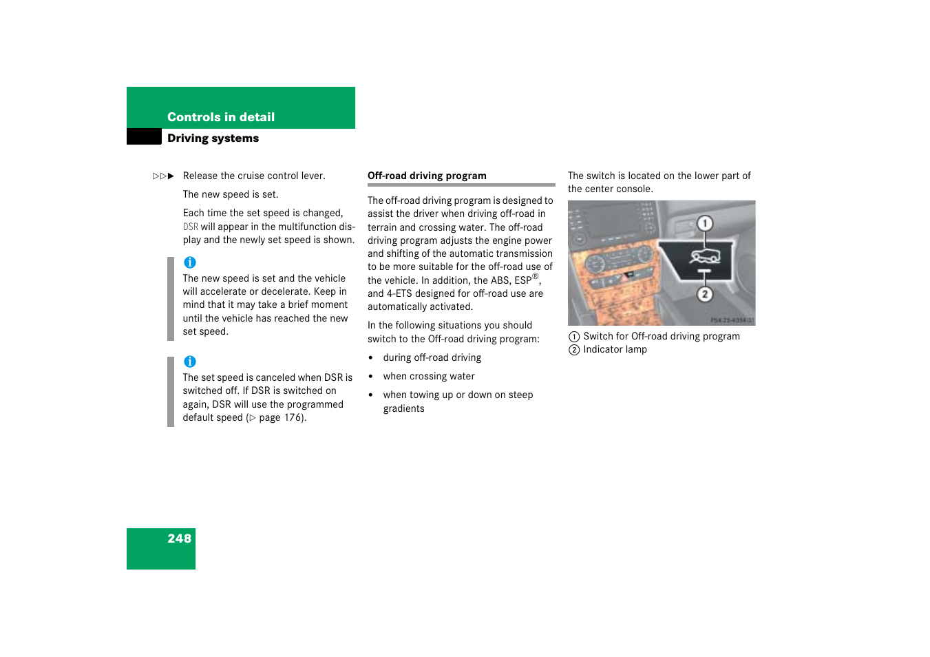 Mercedes-Benz M-Class 2006 Owners Manual User Manual | Page 249 / 539