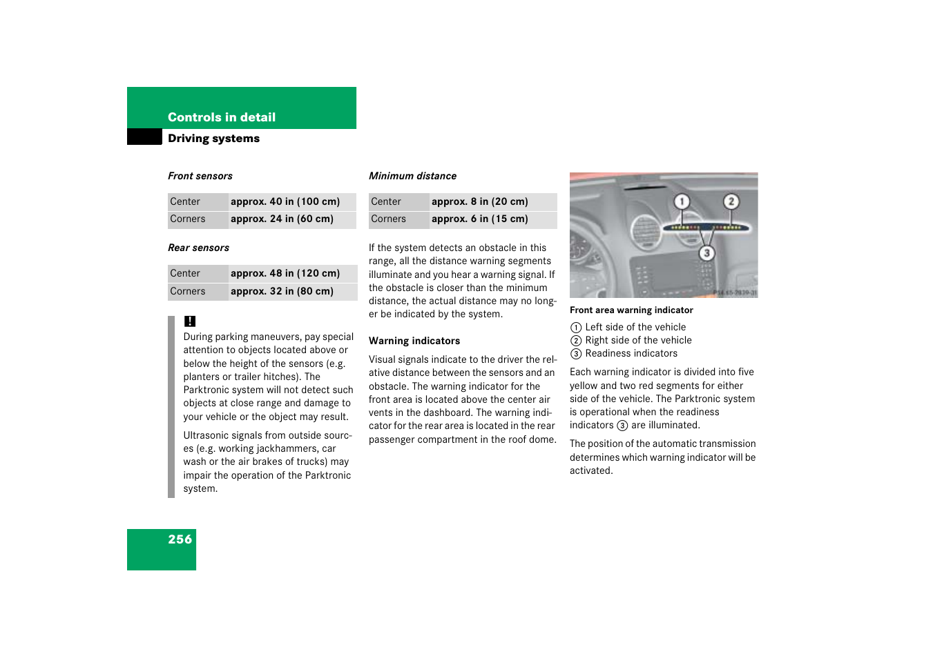 Mercedes-Benz M-Class 2006 Owners Manual User Manual | Page 257 / 539