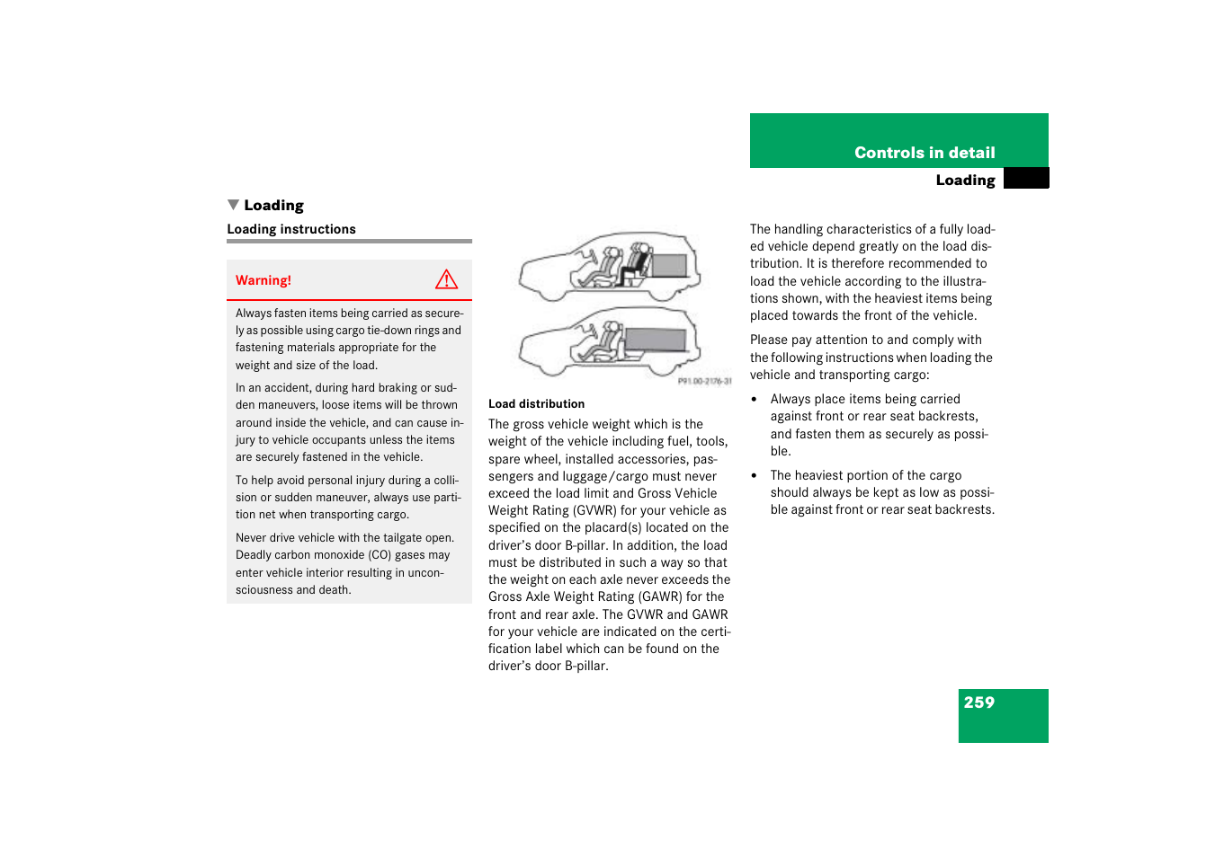 Mercedes-Benz M-Class 2006 Owners Manual User Manual | Page 260 / 539