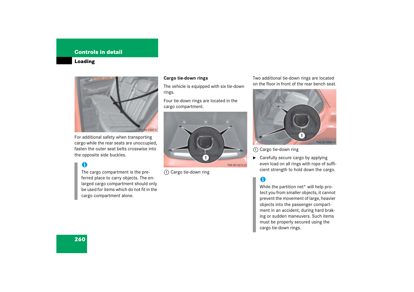 Mercedes-Benz M-Class 2006 Owners Manual User Manual | Page 261 / 539