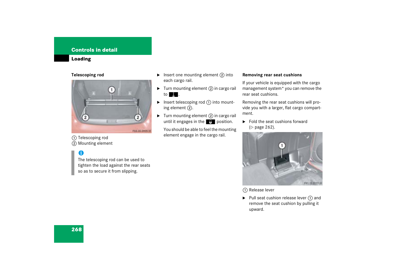 Mercedes-Benz M-Class 2006 Owners Manual User Manual | Page 269 / 539