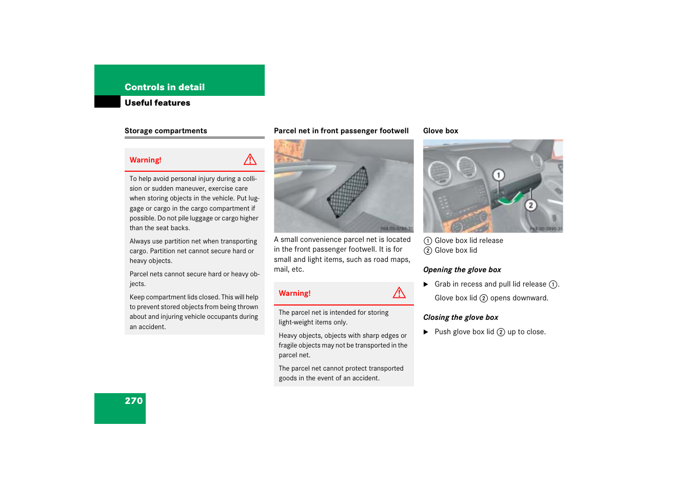 Mercedes-Benz M-Class 2006 Owners Manual User Manual | Page 271 / 539