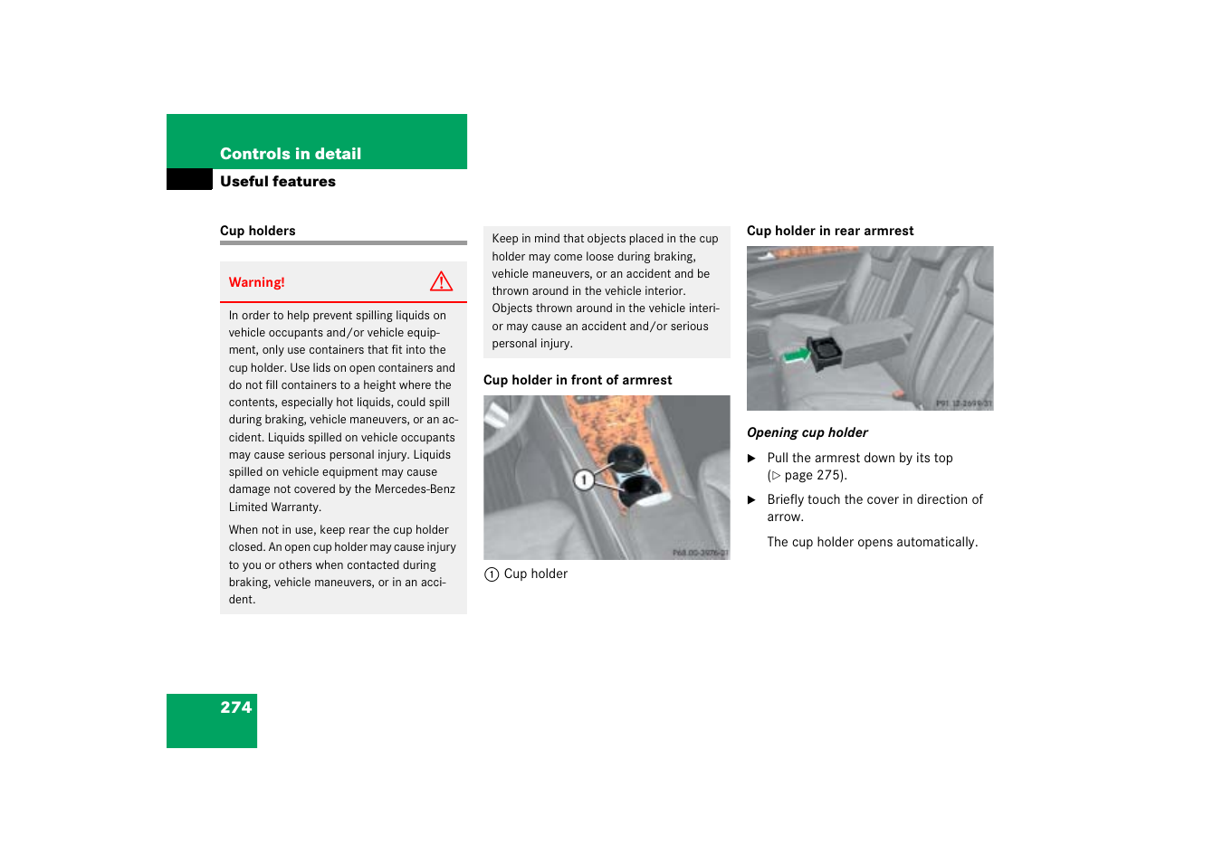 Mercedes-Benz M-Class 2006 Owners Manual User Manual | Page 275 / 539