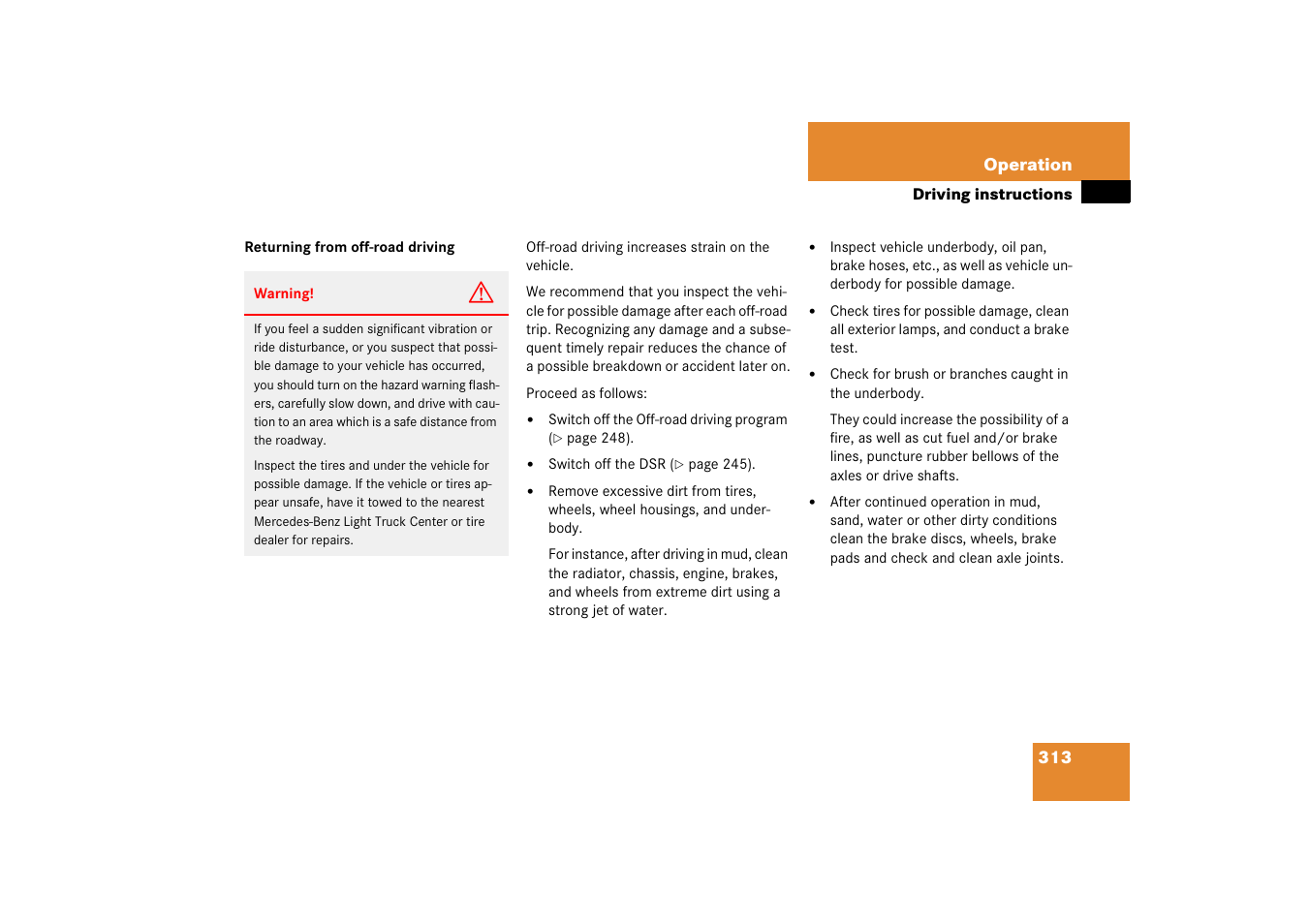 Mercedes-Benz M-Class 2006 Owners Manual User Manual | Page 314 / 539