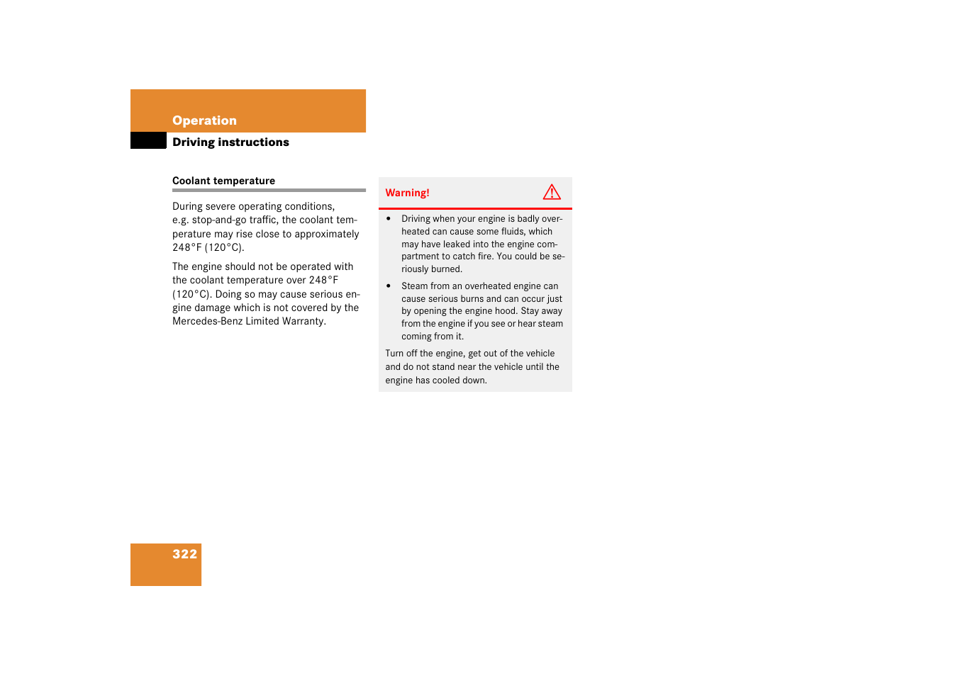 Mercedes-Benz M-Class 2006 Owners Manual User Manual | Page 323 / 539
