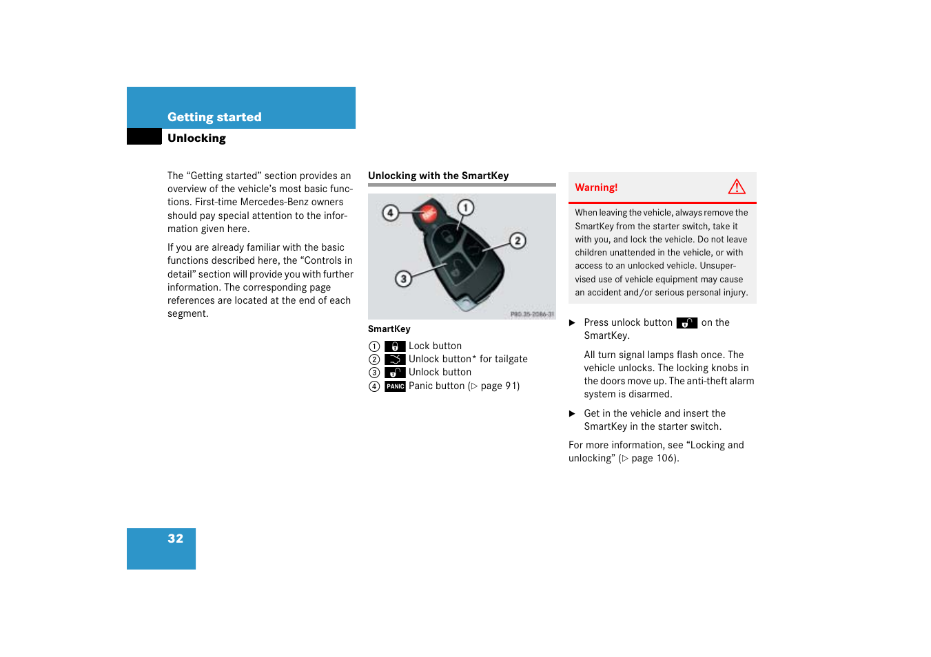 Mercedes-Benz M-Class 2006 Owners Manual User Manual | Page 33 / 539