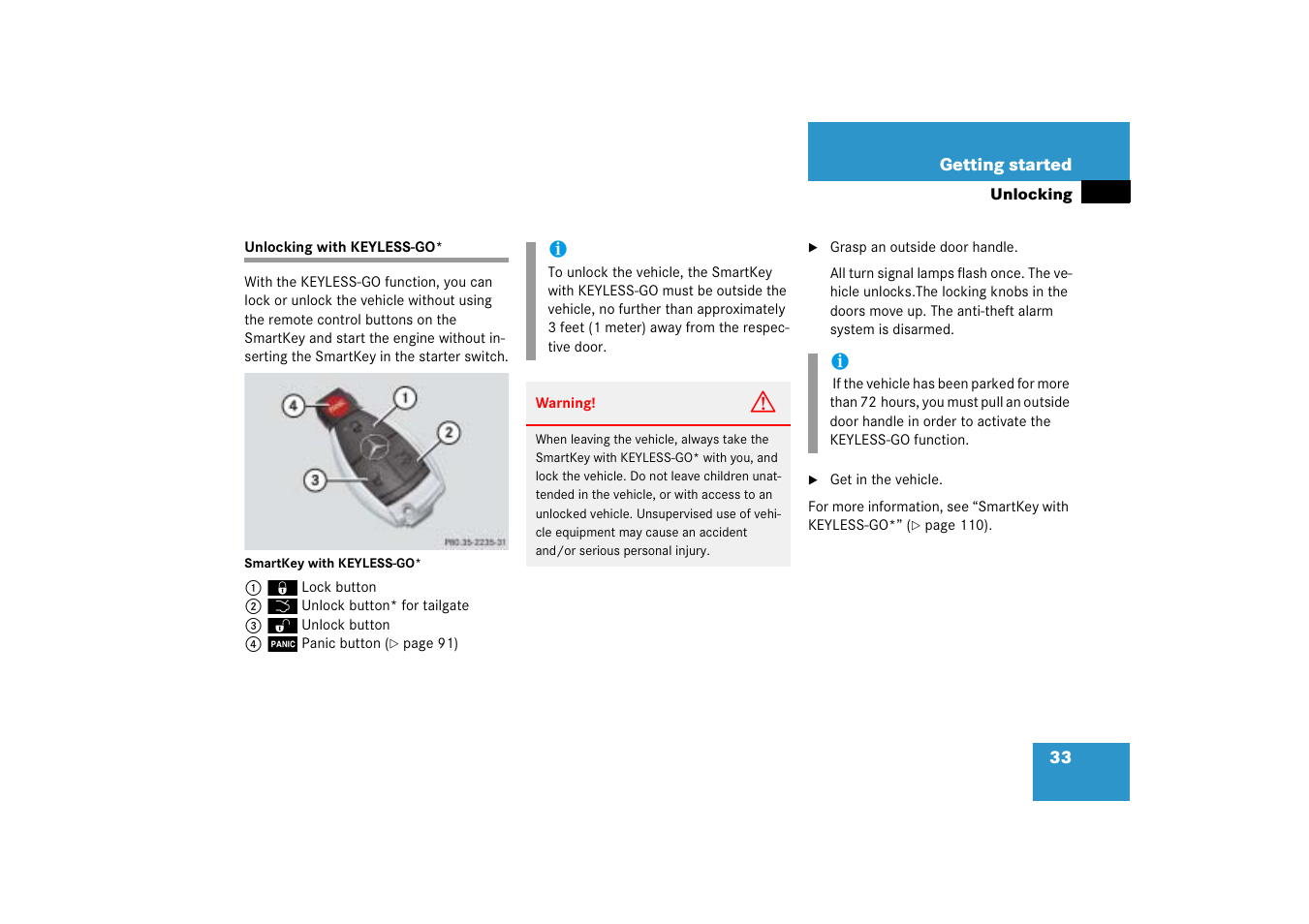 Mercedes-Benz M-Class 2006 Owners Manual User Manual | Page 34 / 539
