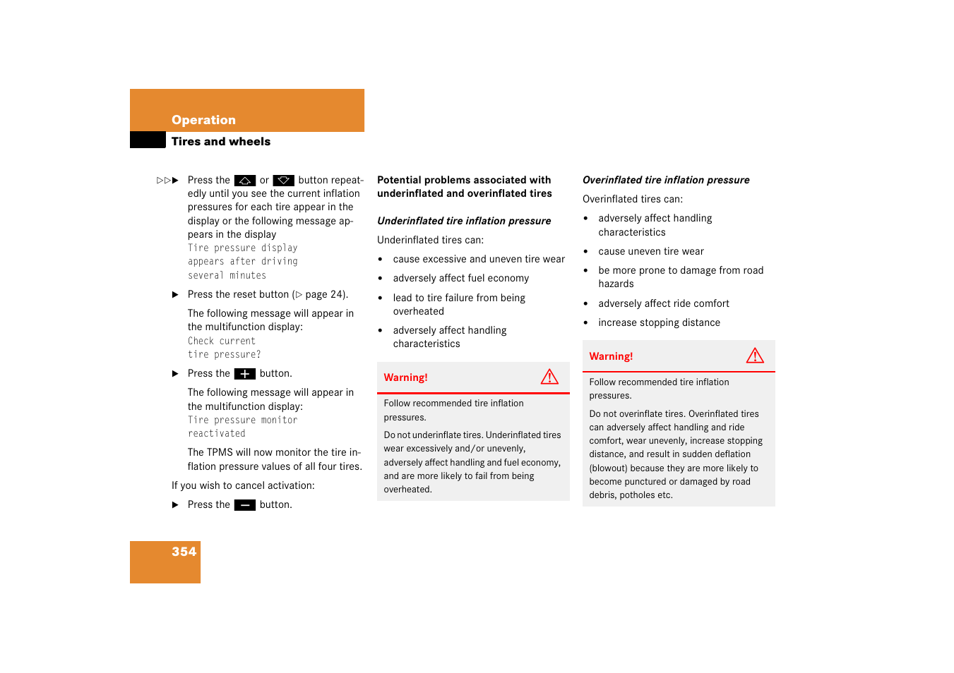Mercedes-Benz M-Class 2006 Owners Manual User Manual | Page 355 / 539