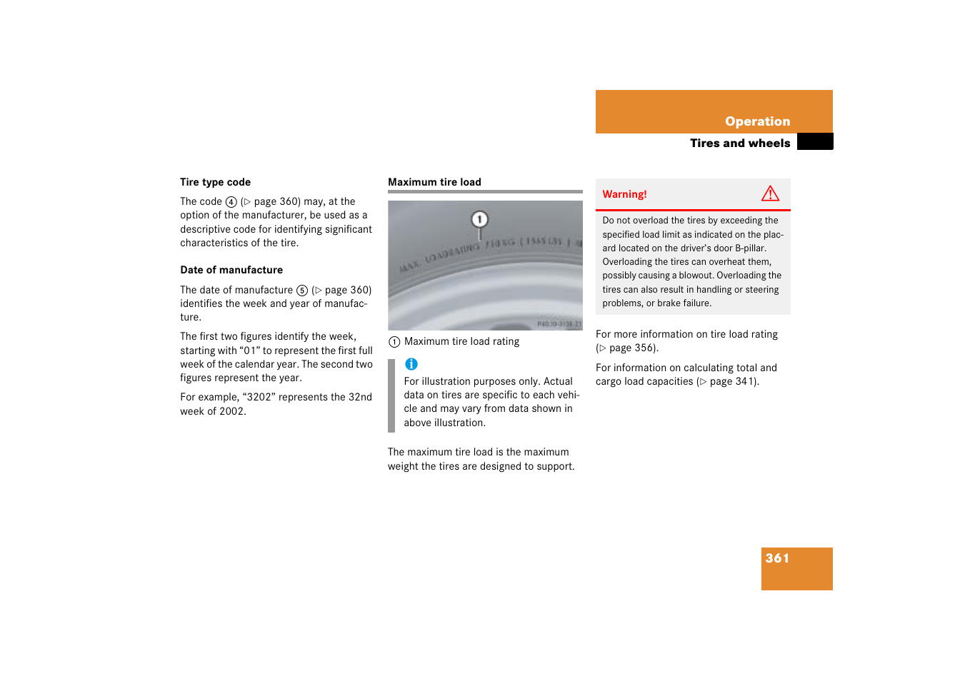 Mercedes-Benz M-Class 2006 Owners Manual User Manual | Page 362 / 539