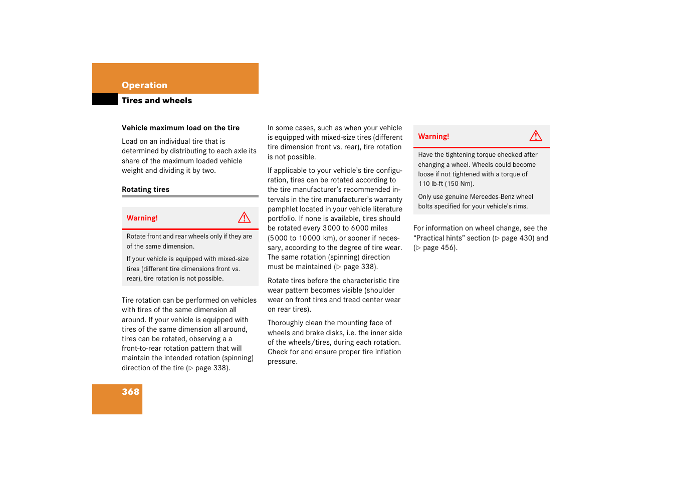 Mercedes-Benz M-Class 2006 Owners Manual User Manual | Page 369 / 539