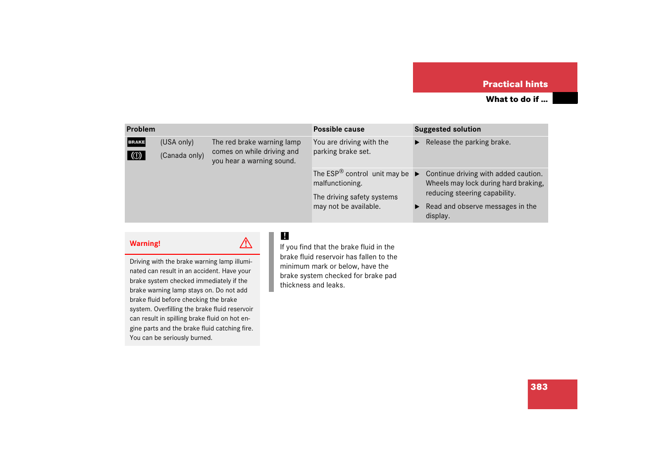 Mercedes-Benz M-Class 2006 Owners Manual User Manual | Page 384 / 539