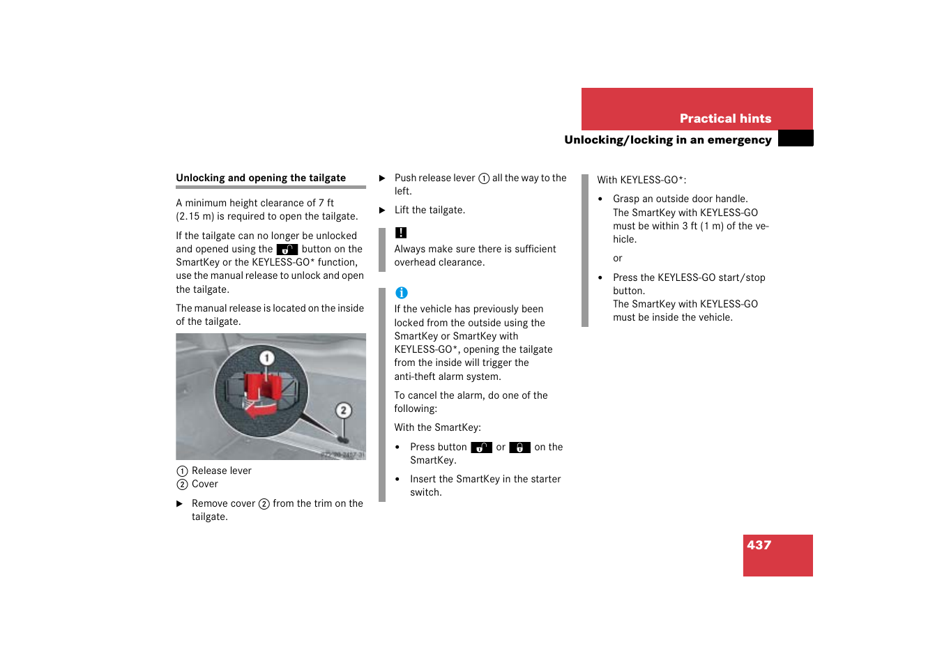 Mercedes-Benz M-Class 2006 Owners Manual User Manual | Page 438 / 539