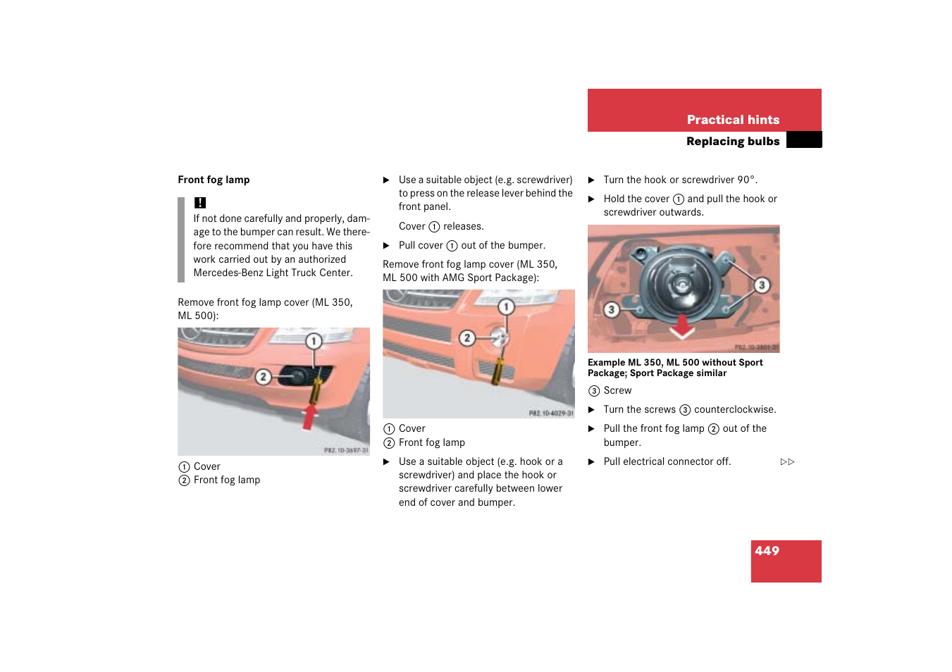 Mercedes-Benz M-Class 2006 Owners Manual User Manual | Page 450 / 539