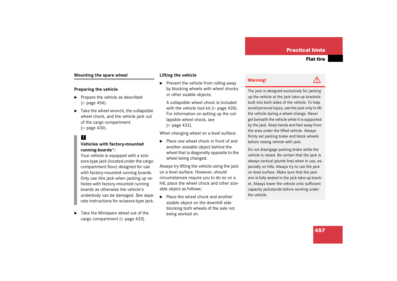 Mercedes-Benz M-Class 2006 Owners Manual User Manual | Page 458 / 539
