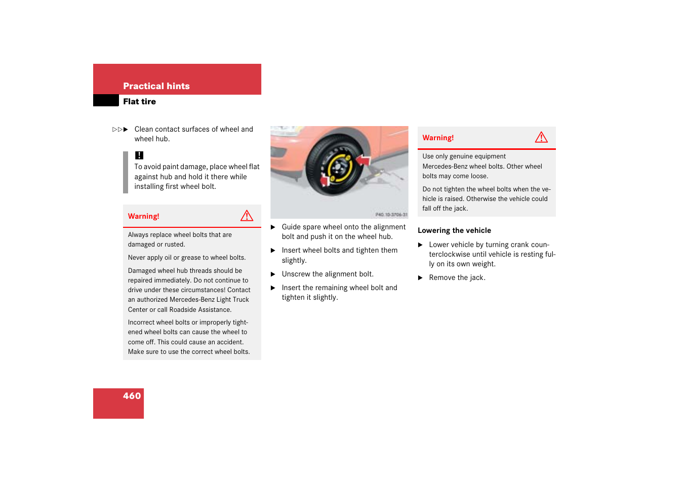 Mercedes-Benz M-Class 2006 Owners Manual User Manual | Page 461 / 539