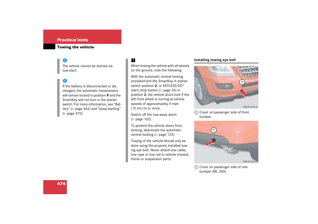 Mercedes-Benz M-Class 2006 Owners Manual User Manual | Page 475 / 539