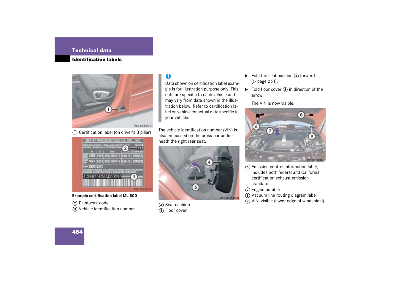 Mercedes-Benz M-Class 2006 Owners Manual User Manual | Page 485 / 539