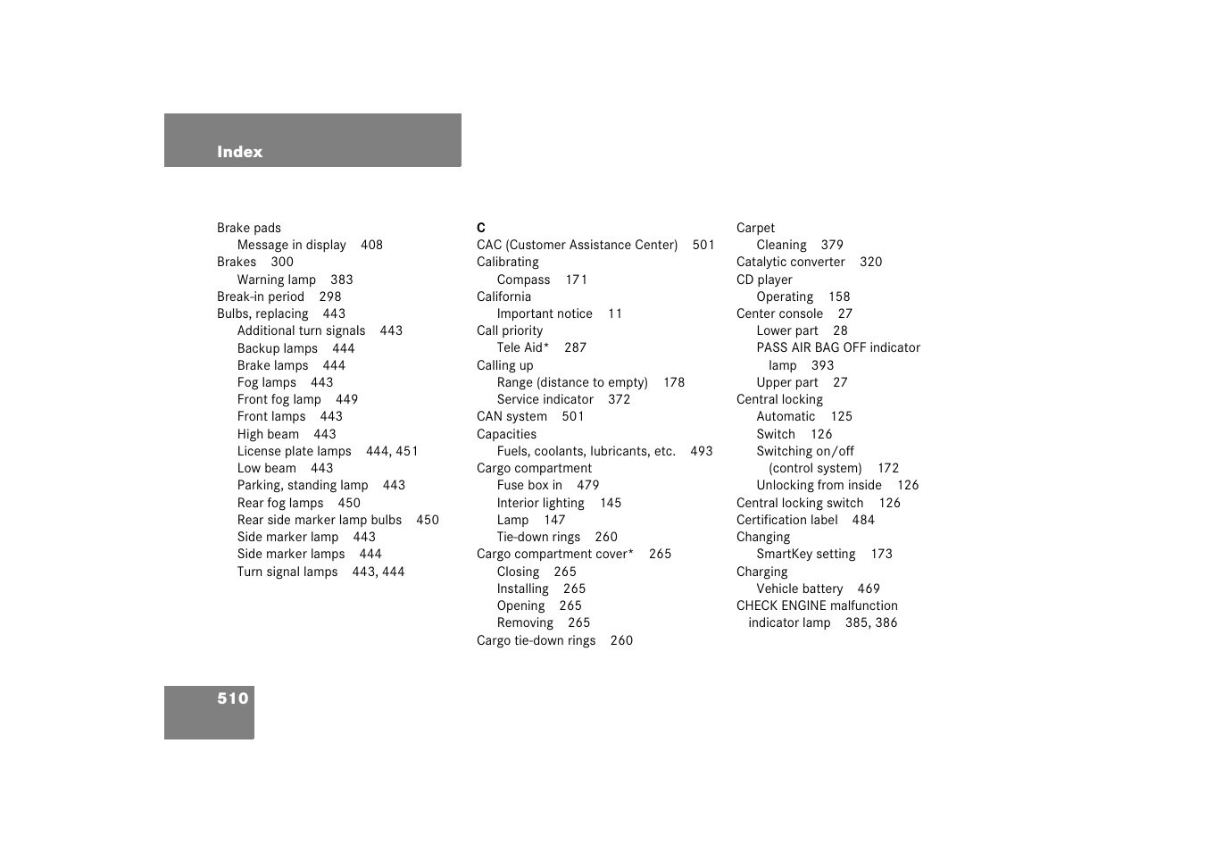 Mercedes-Benz M-Class 2006 Owners Manual User Manual | Page 511 / 539