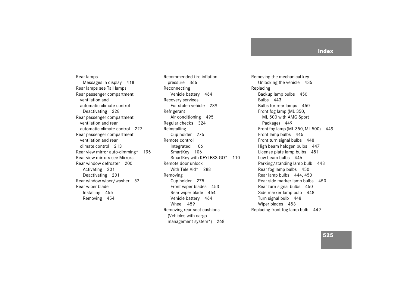 Mercedes-Benz M-Class 2006 Owners Manual User Manual | Page 526 / 539
