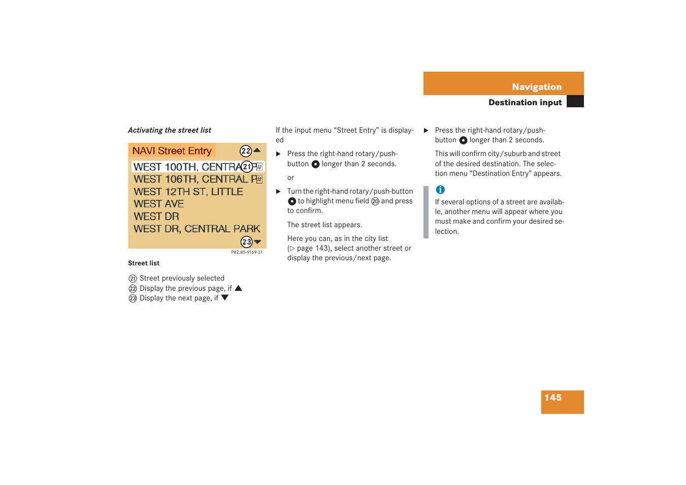 Mercedes-Benz G-Class 2006 COMAND Manual User Manual | Page 151 / 239