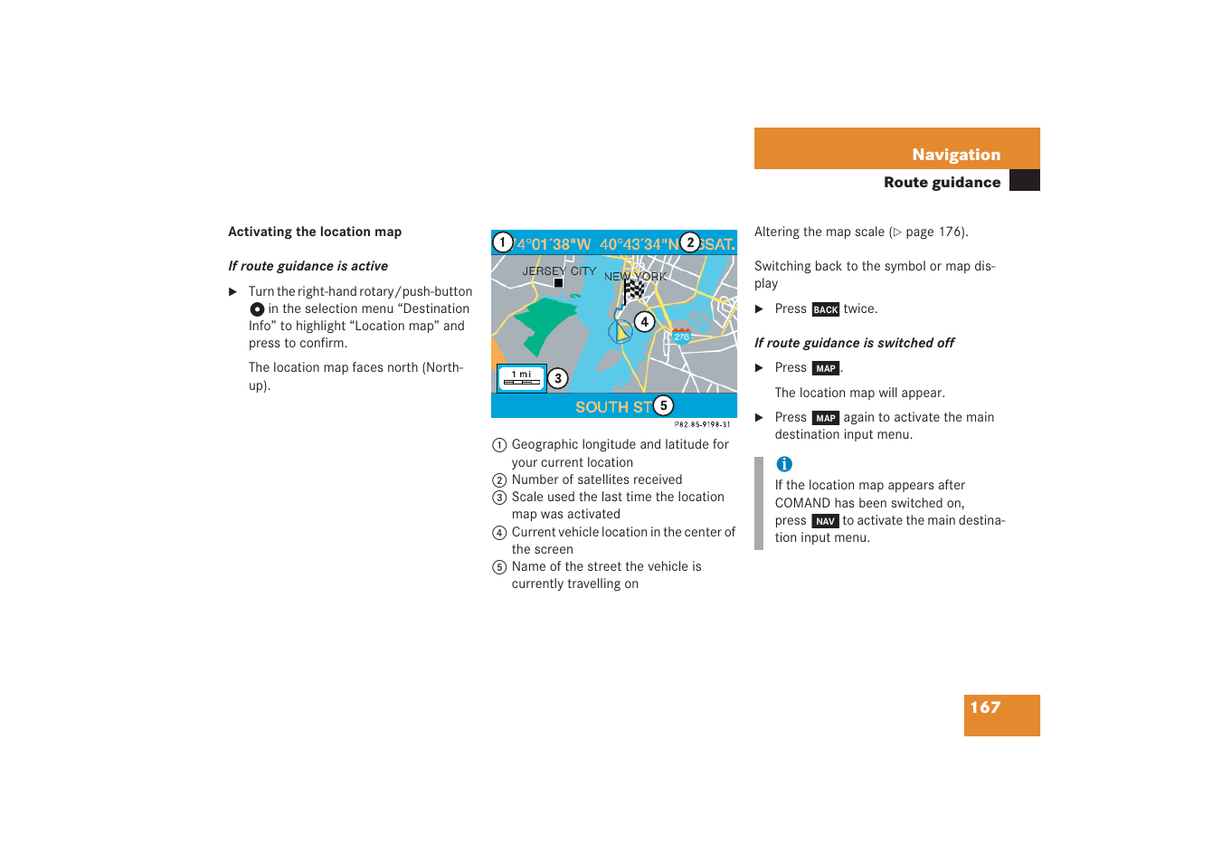 Mercedes-Benz G-Class 2006 COMAND Manual User Manual | Page 173 / 239