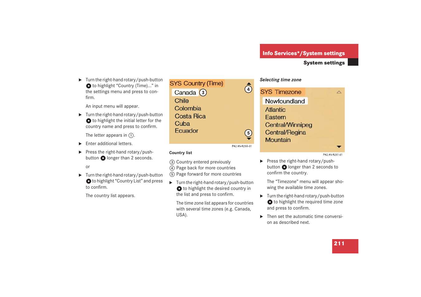 Mercedes-Benz G-Class 2006 COMAND Manual User Manual | Page 217 / 239