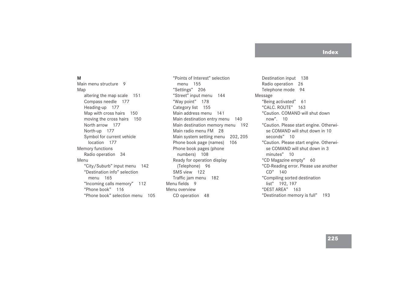 Mercedes-Benz G-Class 2006 COMAND Manual User Manual | Page 231 / 239