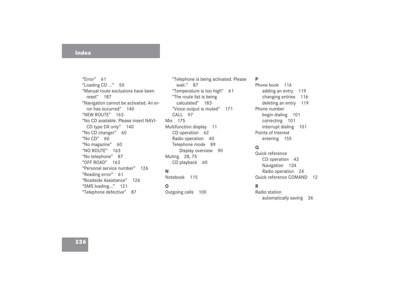 Mercedes-Benz G-Class 2006 COMAND Manual User Manual | Page 232 / 239