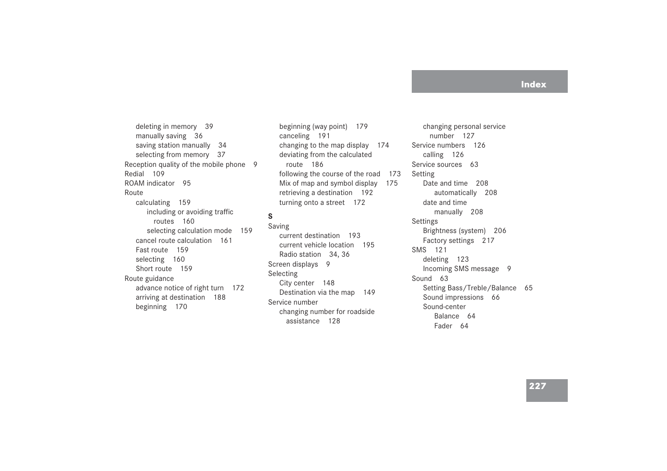 Mercedes-Benz G-Class 2006 COMAND Manual User Manual | Page 233 / 239