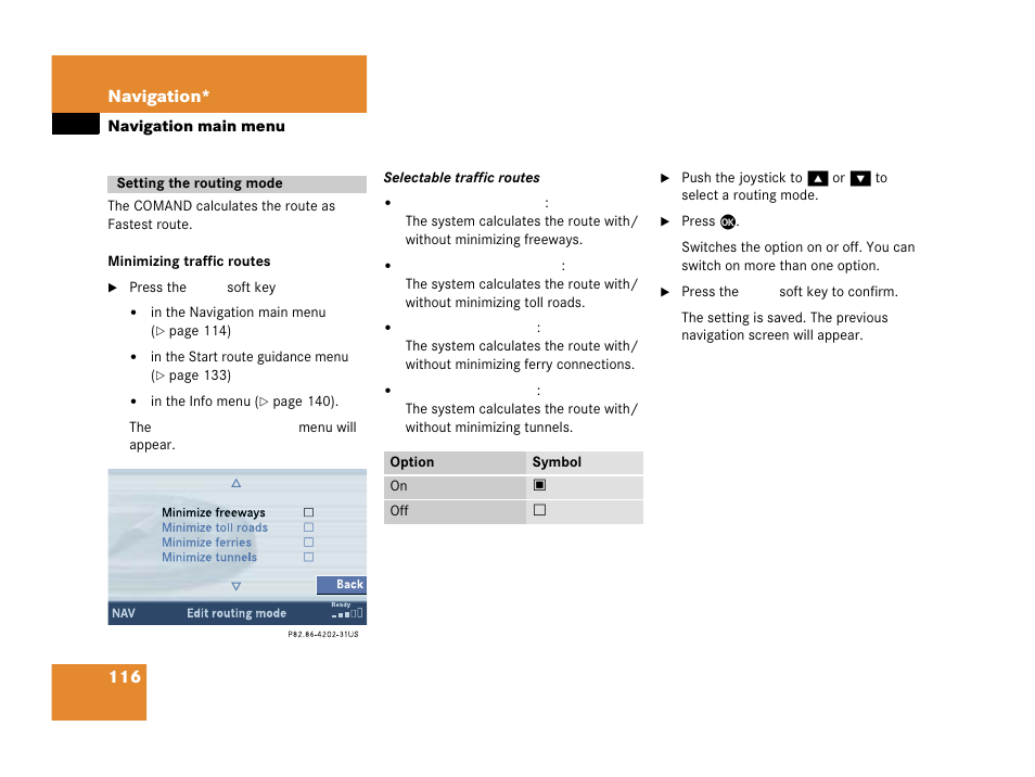 Mercedes-Benz C-Class 2006 COMAND Manual User Manual | Page 118 / 202