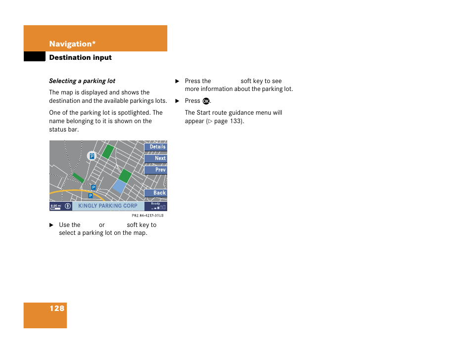 Mercedes-Benz C-Class 2006 COMAND Manual User Manual | Page 130 / 202