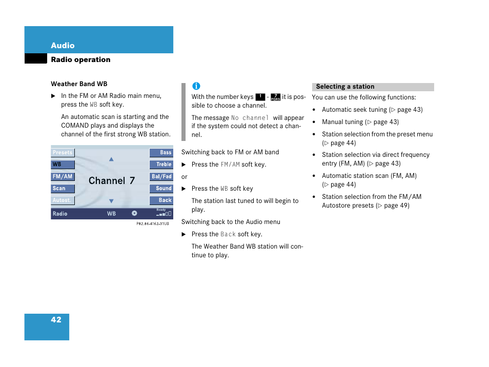 Mercedes-Benz C-Class 2006 COMAND Manual User Manual | Page 44 / 202