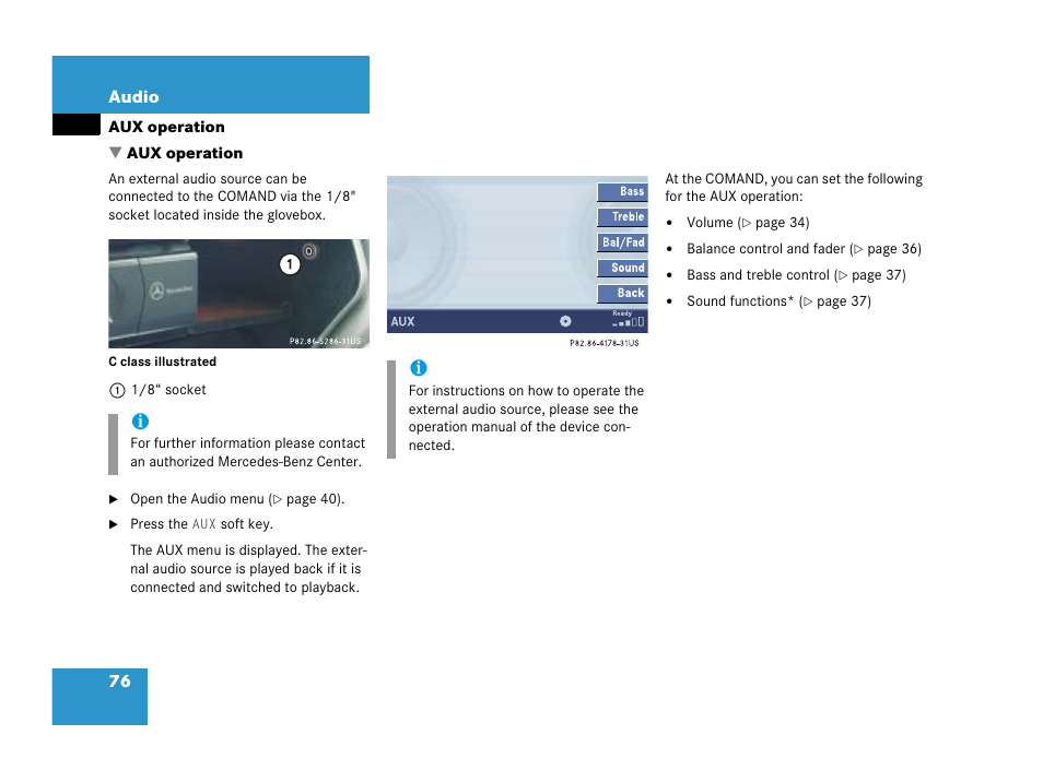 Mercedes-Benz C-Class 2006 COMAND Manual User Manual | Page 78 / 202
